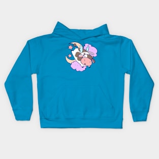 Cute Angel Cow Kids Hoodie